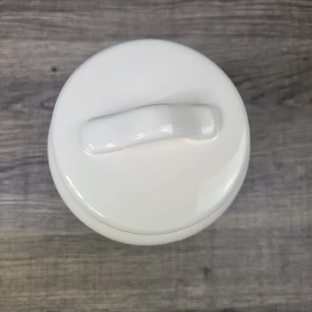 Rae Dunn Artisan Collection Farmhouse Minimilist Egg Hunt‎ Ceramic Canister